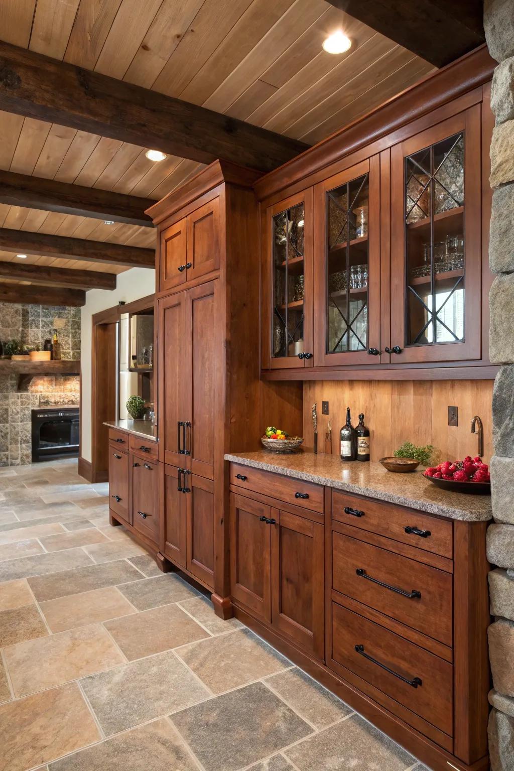 Oil-infused bronze accents bring comfort and rustic charm.