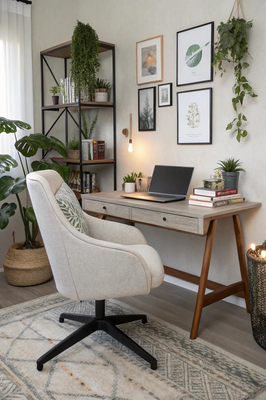 The ideal chair blends aesthetics with comfort to boost your output.