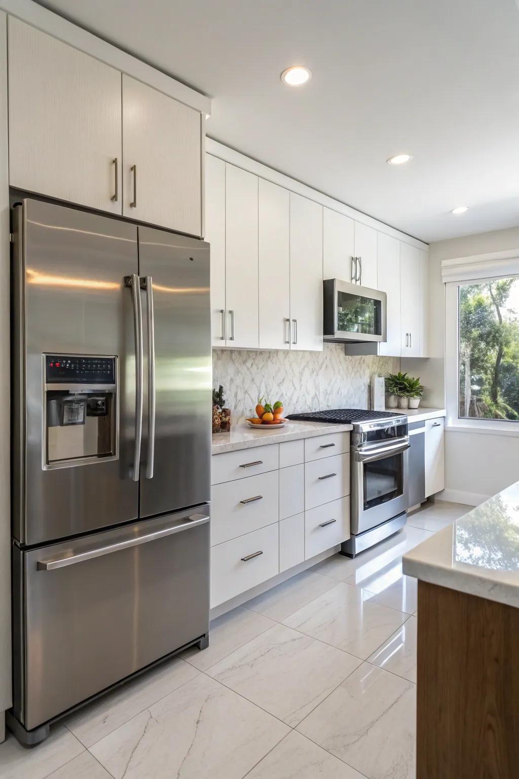 A kitchen where functionality meets modern aesthetics.