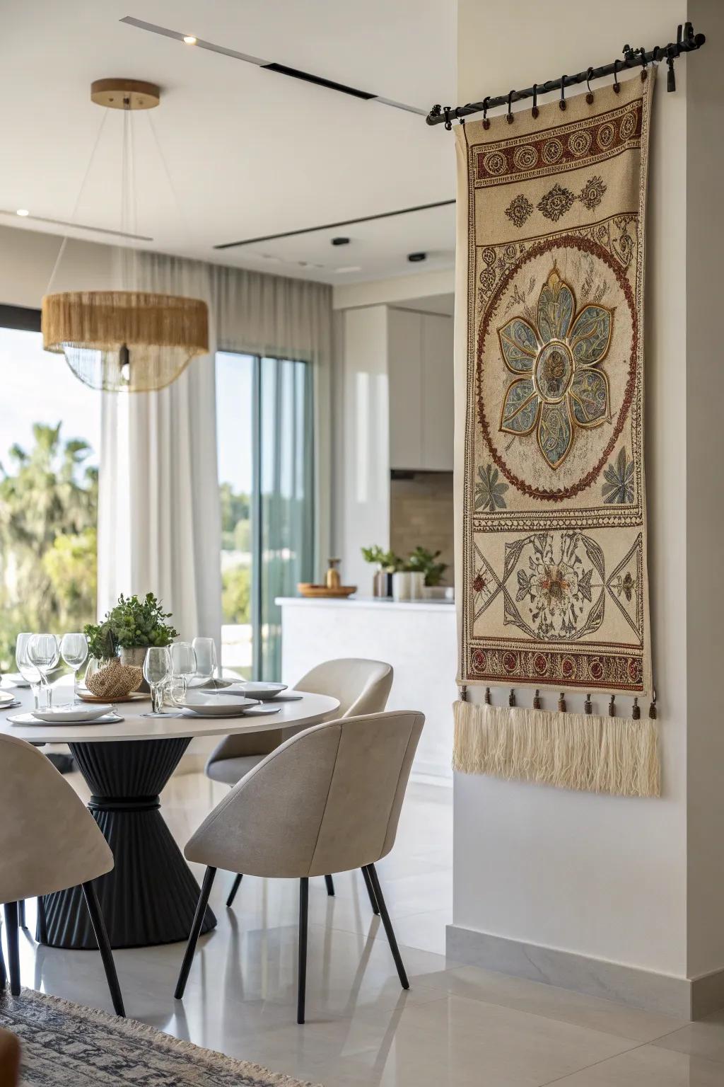 Window rods render textile suspension adaptable and uncomplicated.
