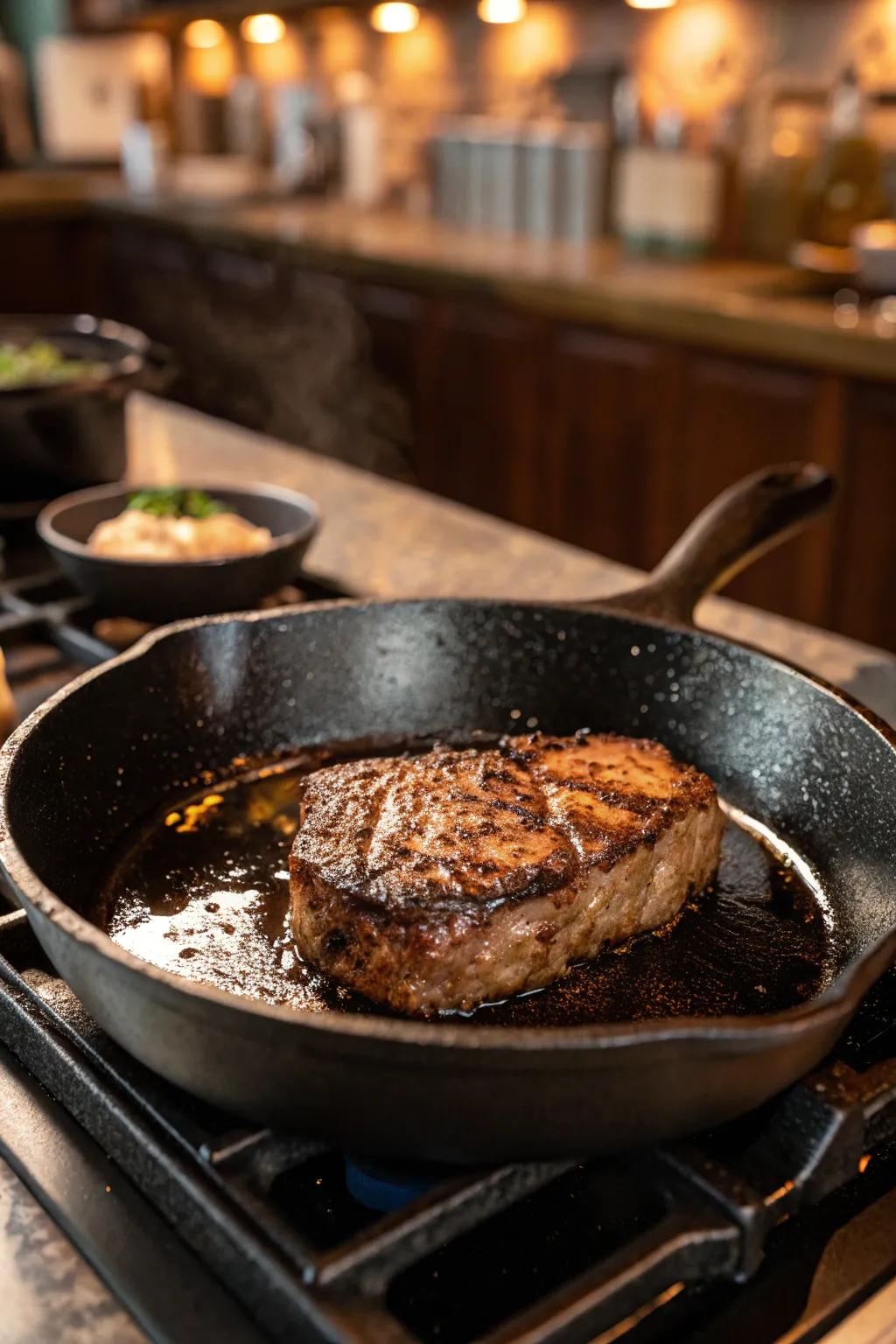 A classic cast iron skillet is an enduring addition to any kitchen.