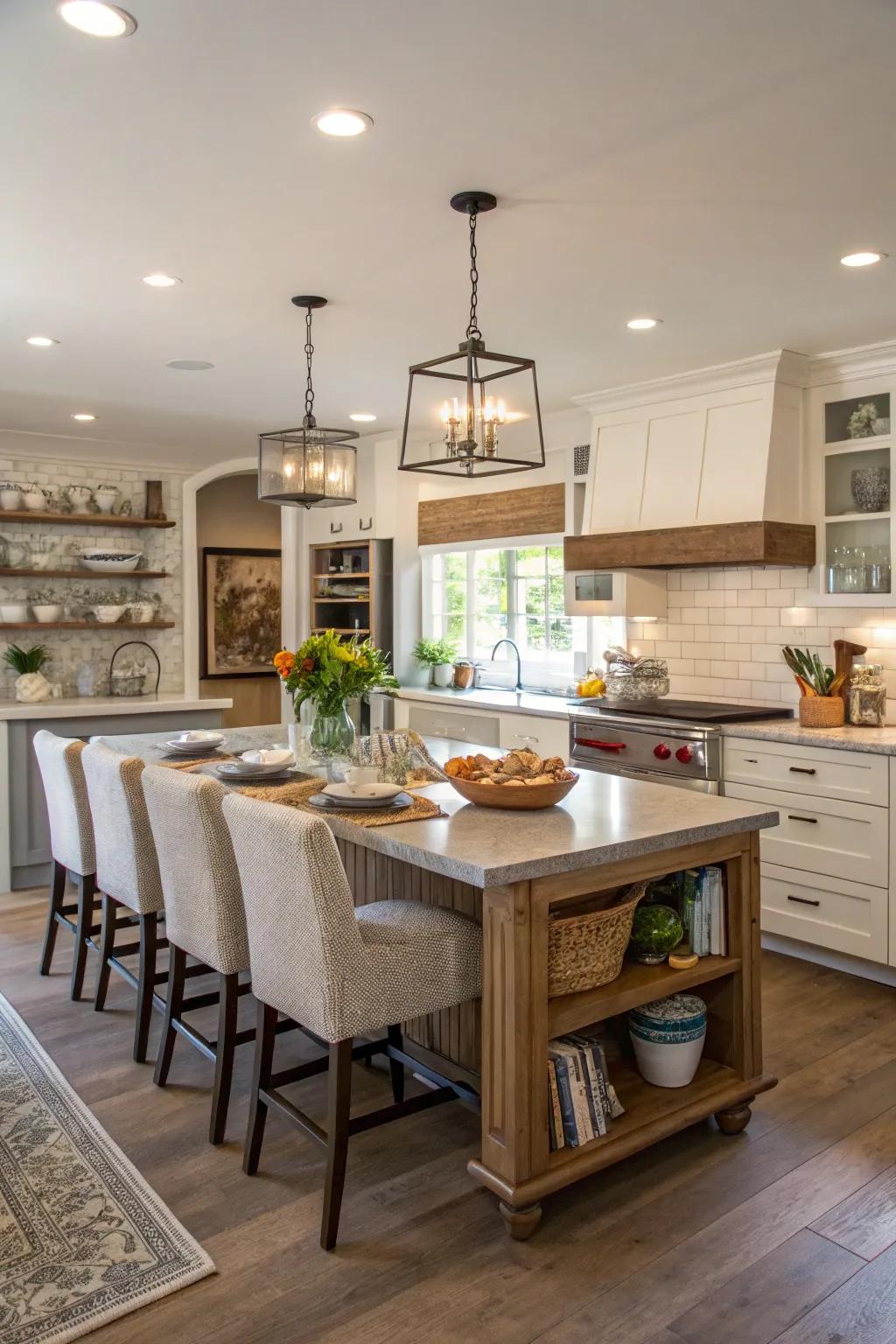 A family-oriented layout that unites everyone.