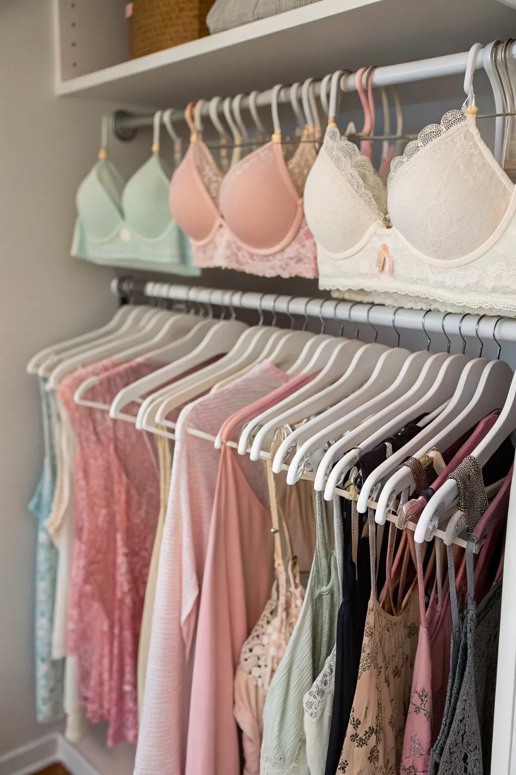 Extendable rods are ideal for a versatile and non-invasive hanging solution.