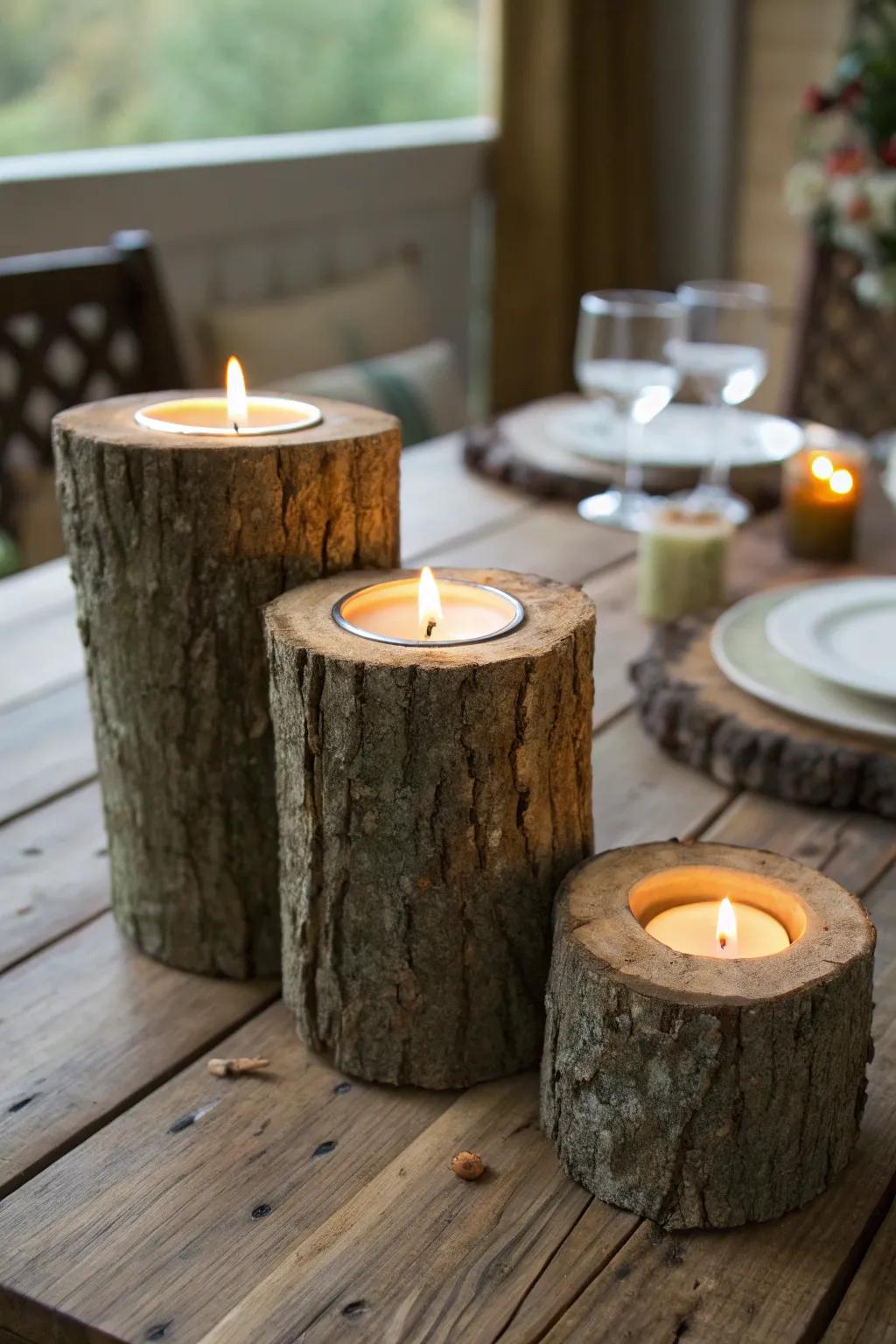 Lumber light bearers delivering a warm radiance.