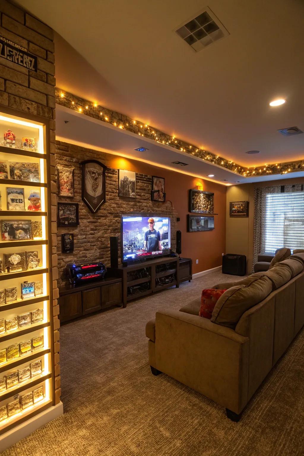 Diode illumination enlivens your wall features with a modern radiance.