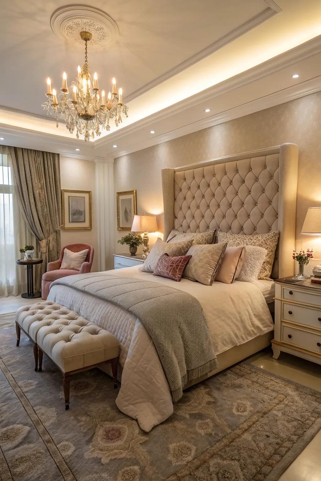 Comfortable furnishings fashion a welcoming and comfortable environment.