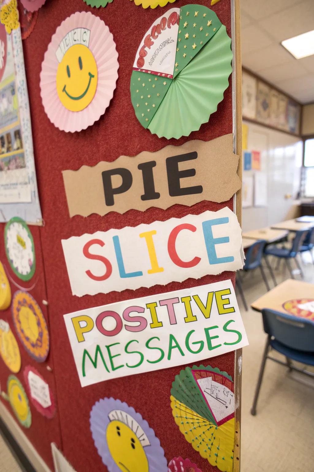 A 'Sweet as Pie' board, celebrating positivity.