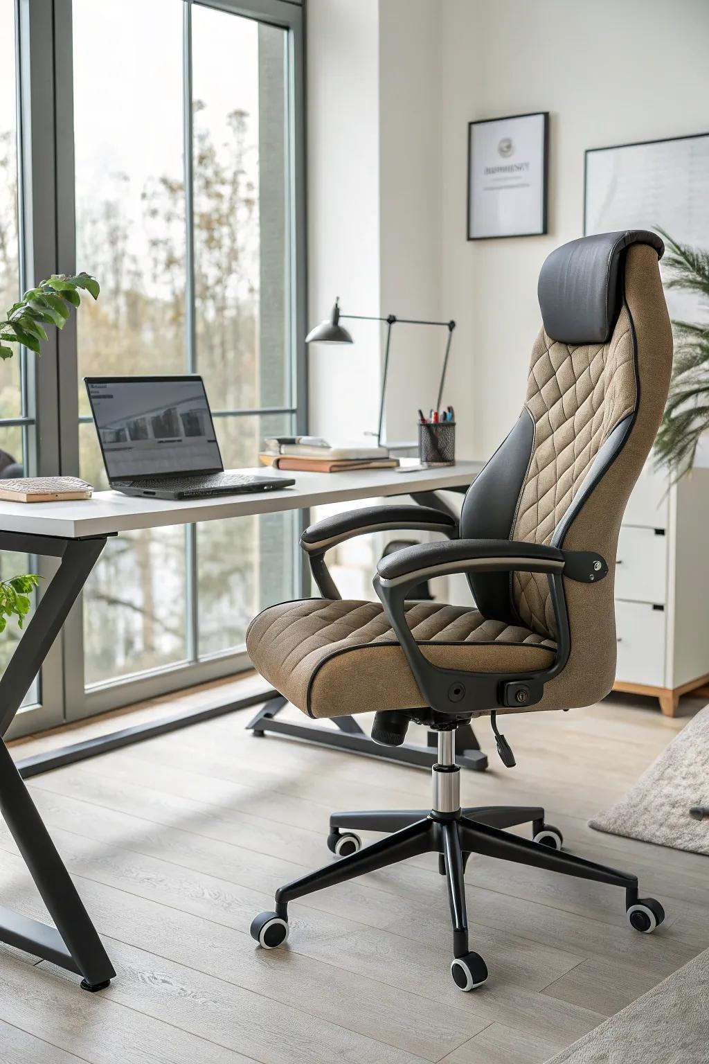 Ergonomic chair: where comfort meets style.