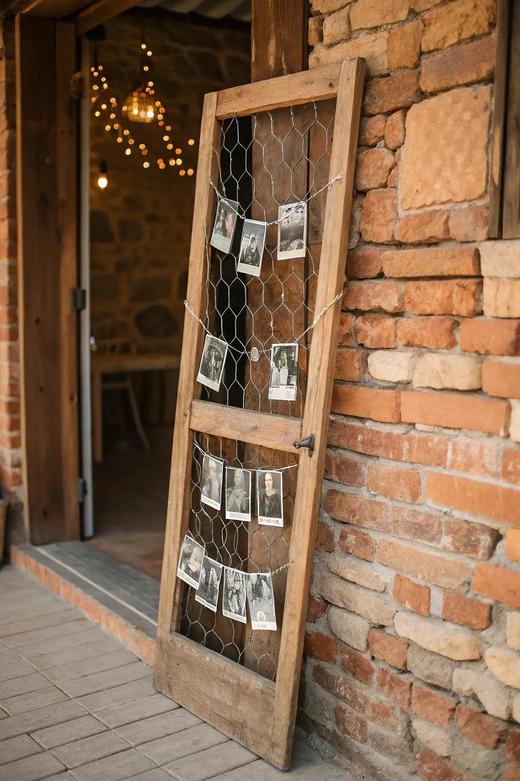 Transform nostalgia into artistry using this classic image gallery idea.