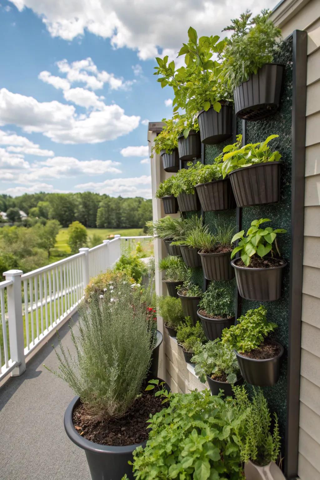 Enjoy fresh seasonings with an elevated seasoning garden.