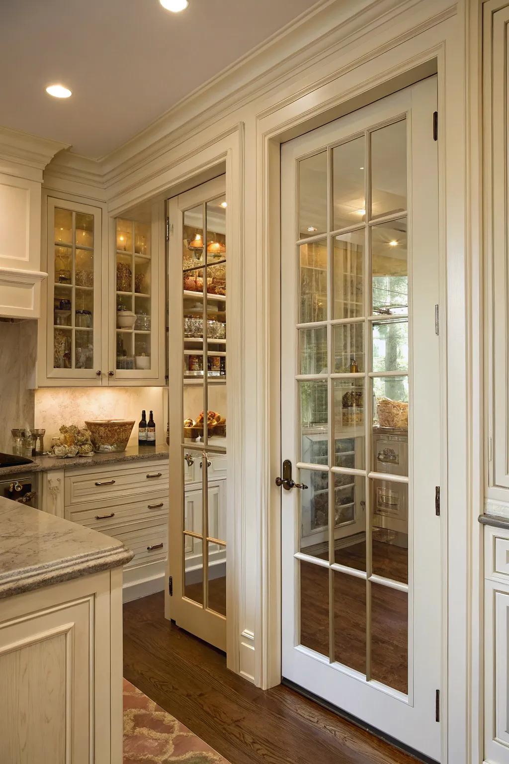 Classic doors lend enduring elegance to your kitchen.