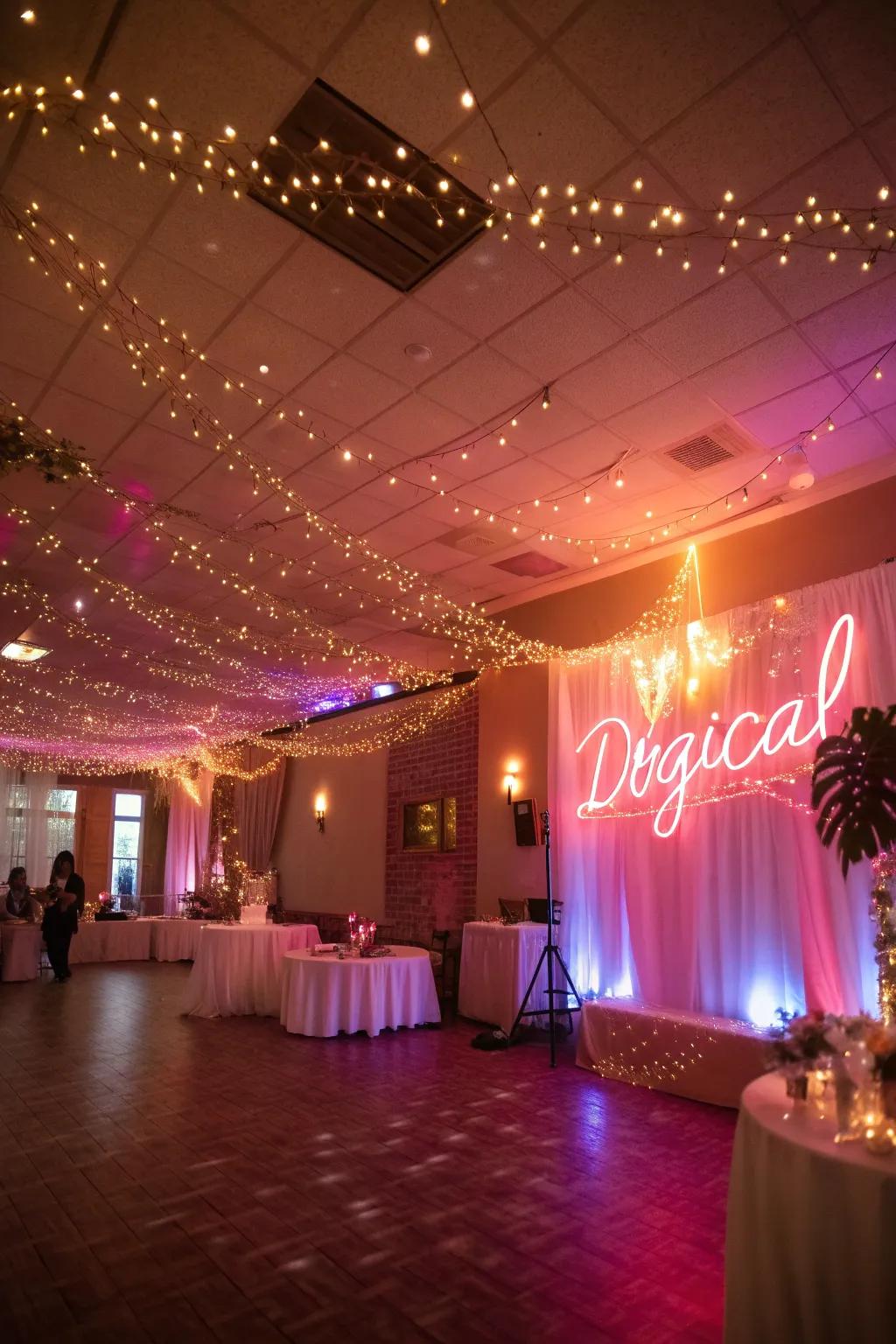 Illumination elements that morph spaces into enchanting wonderlands.