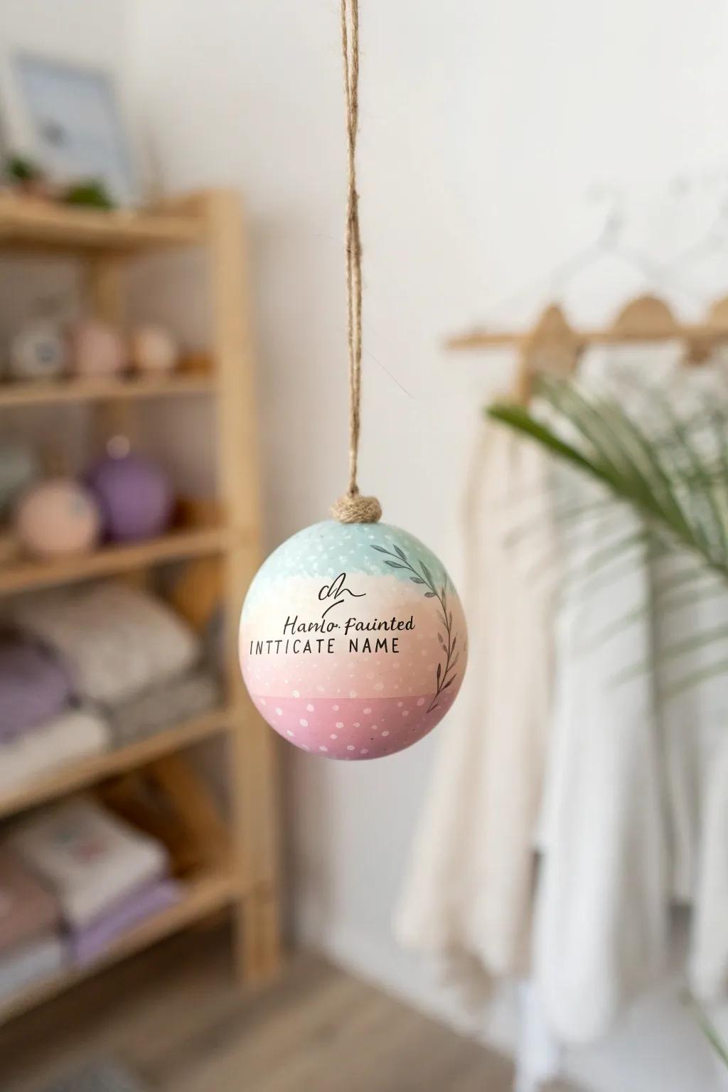 Add a touch of personalized beauty to your decor using these handcrafted name decorations.