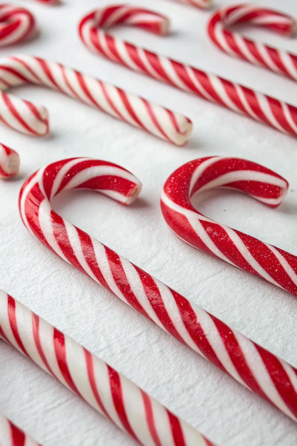 Playful sweet stick motif for celebratory flair.