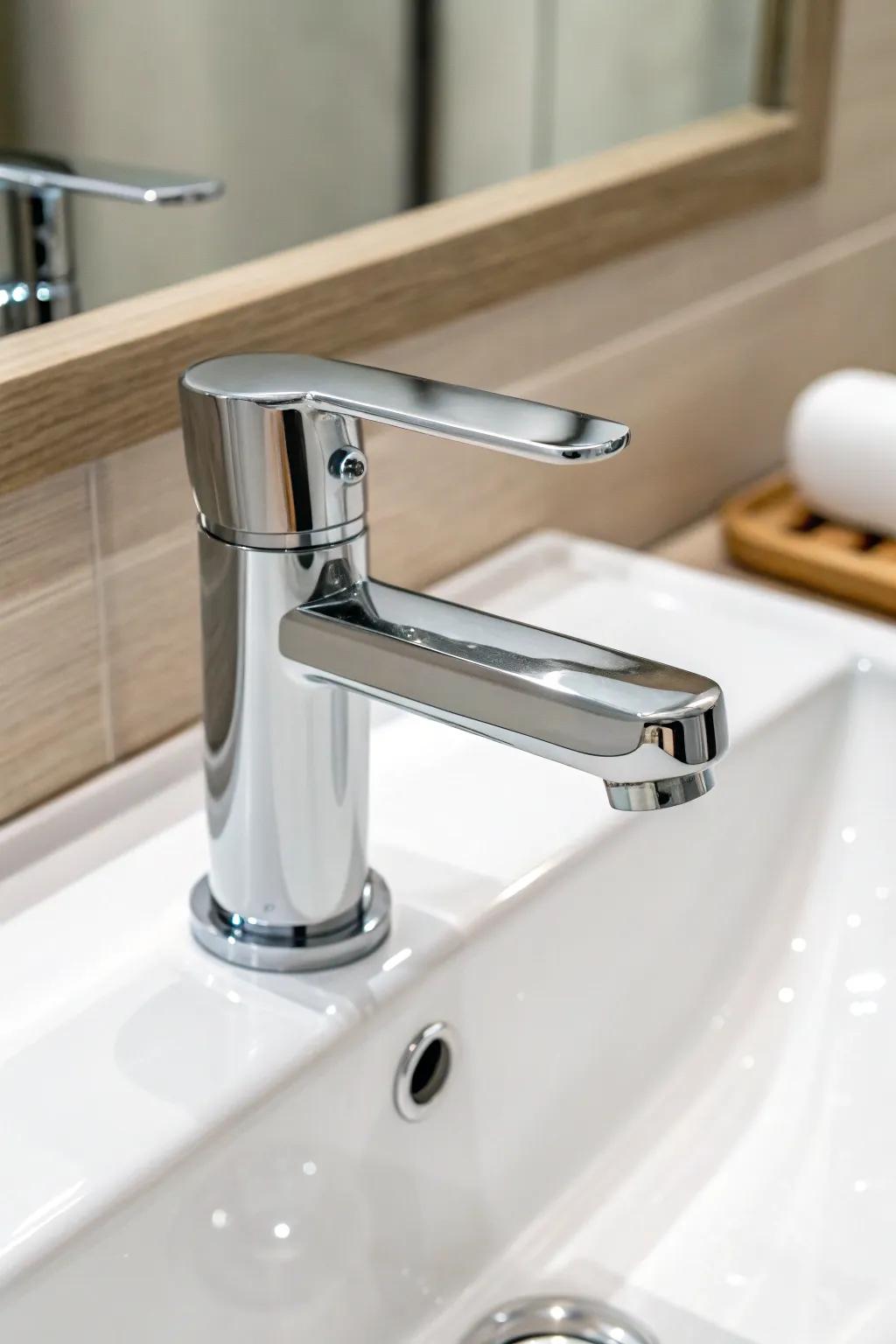 Current appurtenances infuse a contemporary edge into your bathing space.