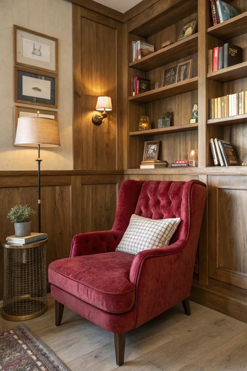 Blend textures for a captivating retro atmosphere.