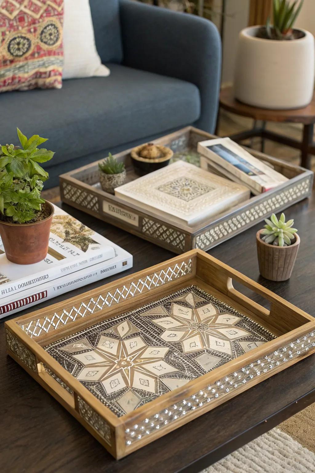 Angular gems make a fashionable statement.