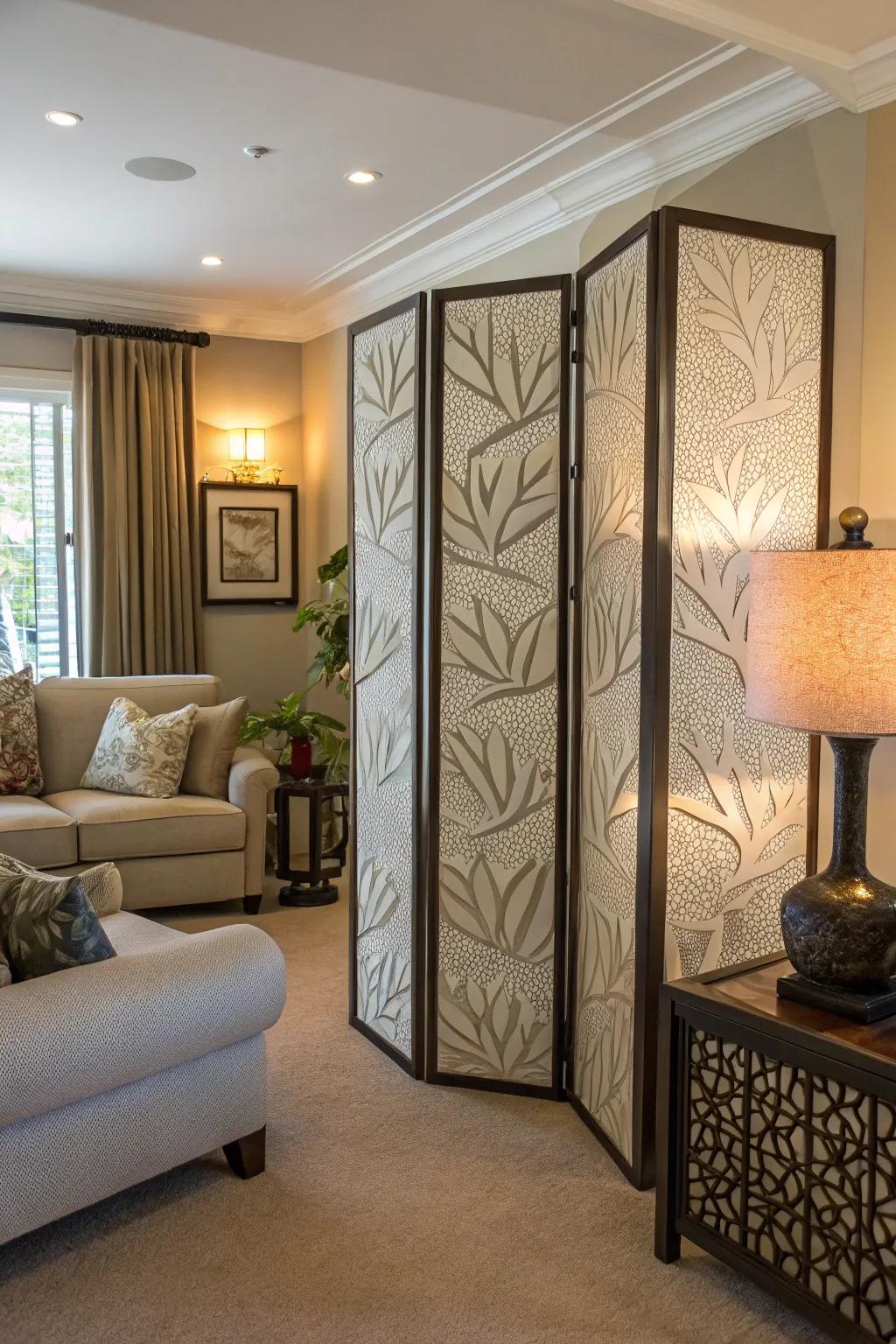 Surfaced panels beautifully blend art and function into one stunning solution.