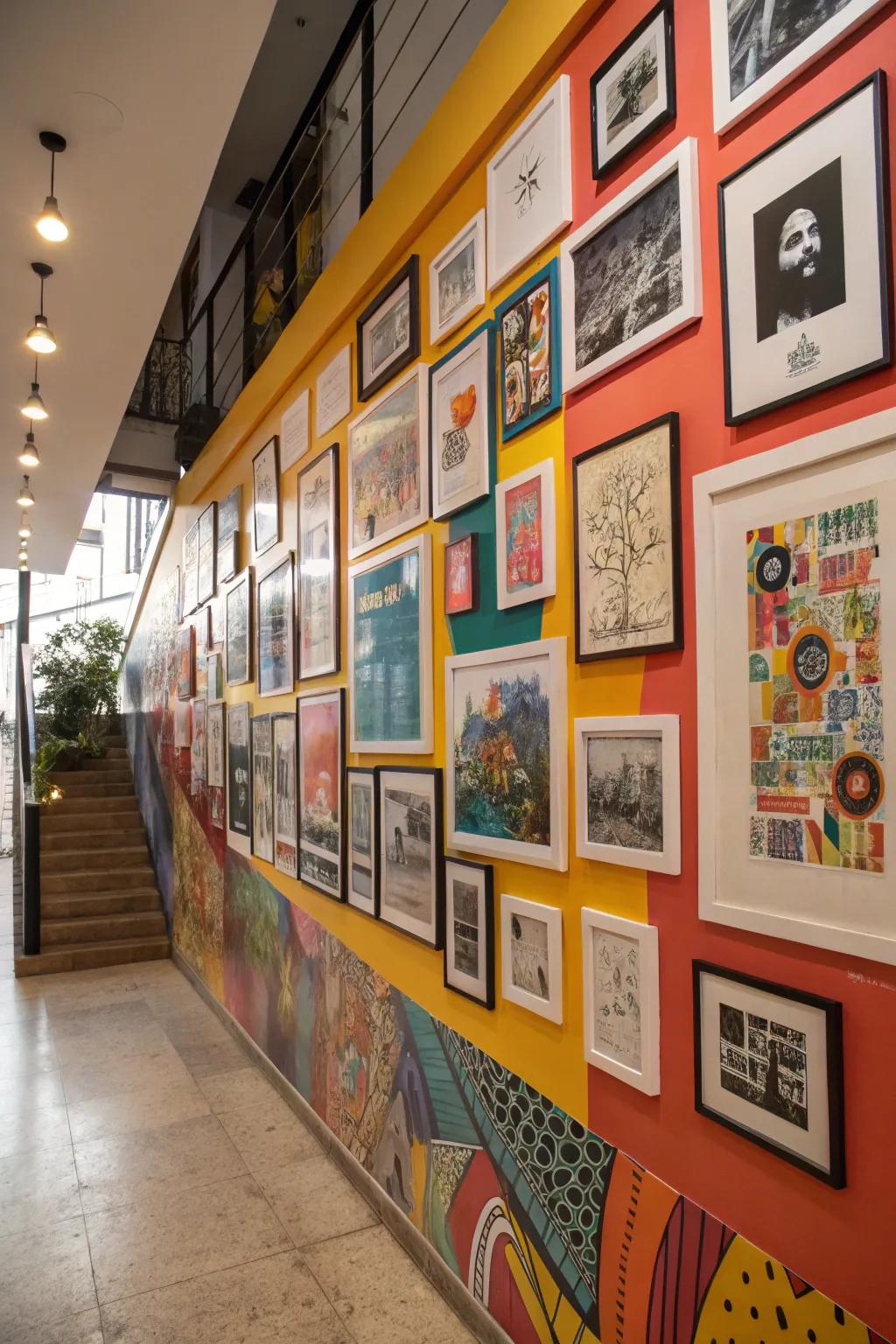 Personalized walls display your narrative and passions.