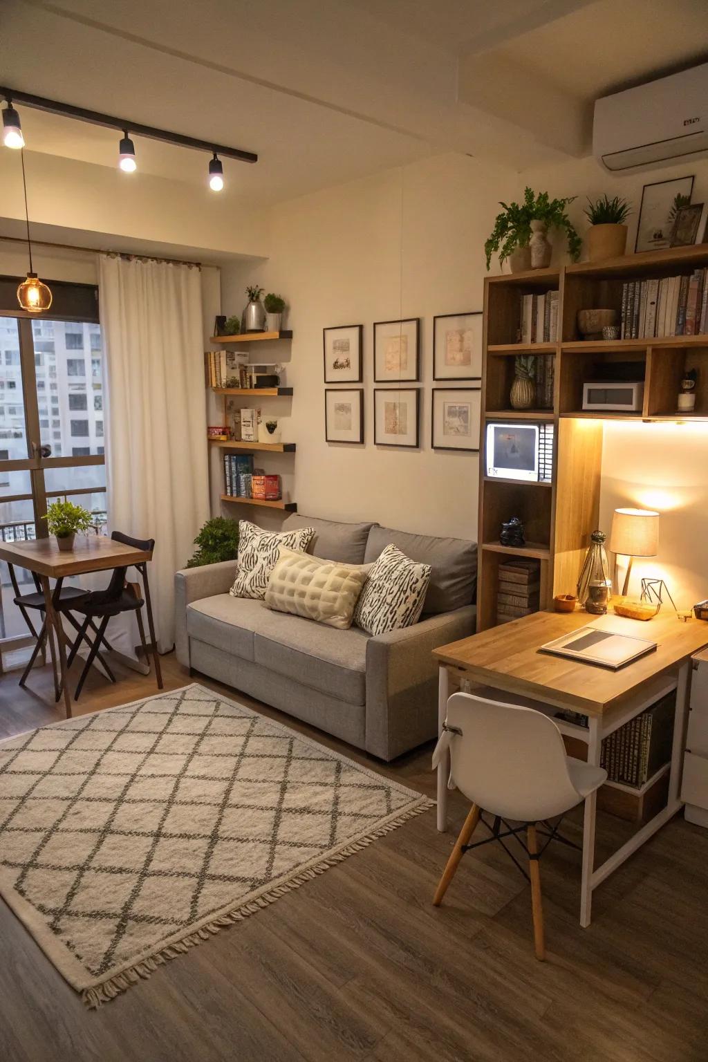 Optimize your Sims 4 living room using clever small space solutions.