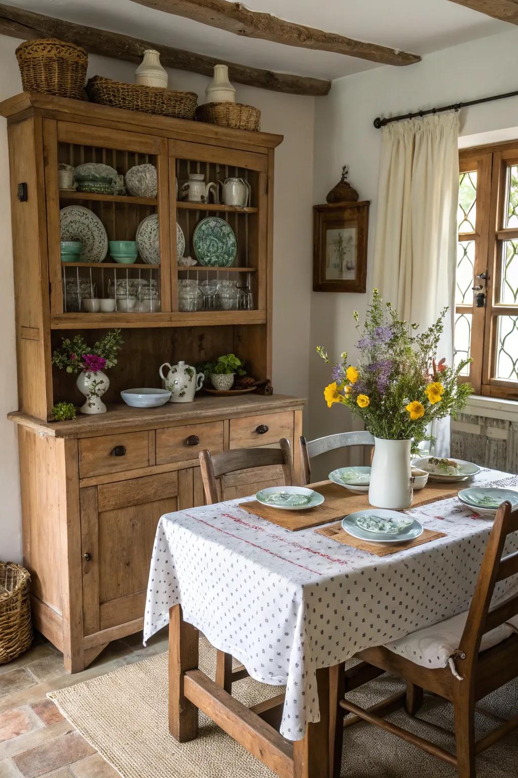 Time-honored items add character and history.