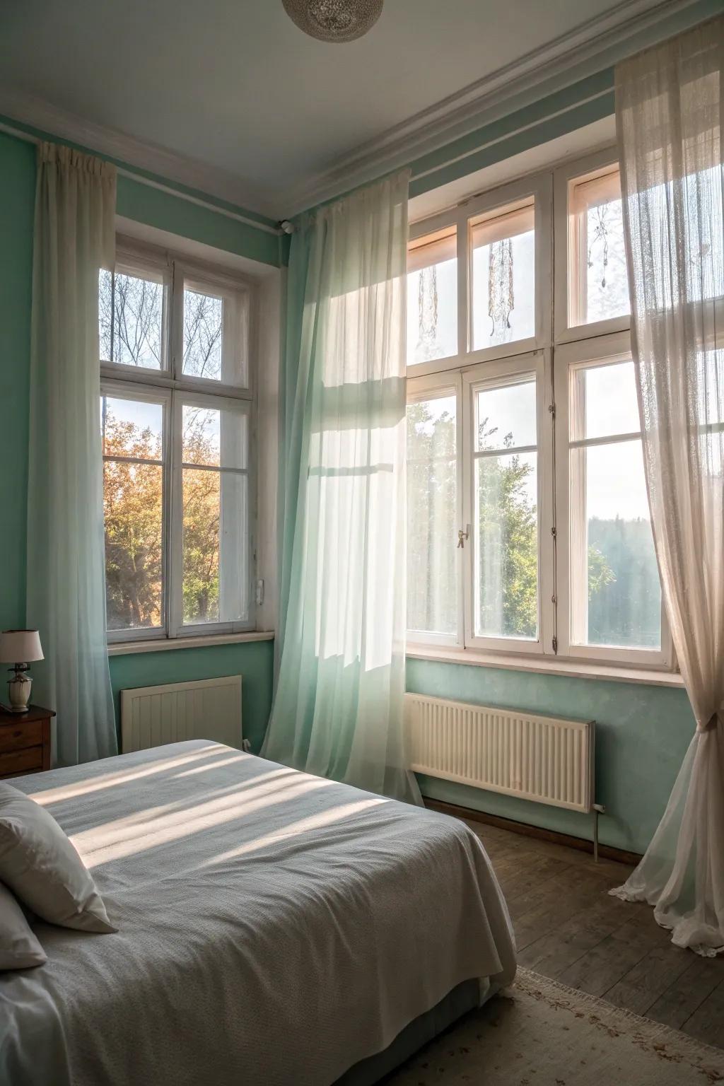 Natural light provides a bright and open atmosphere.