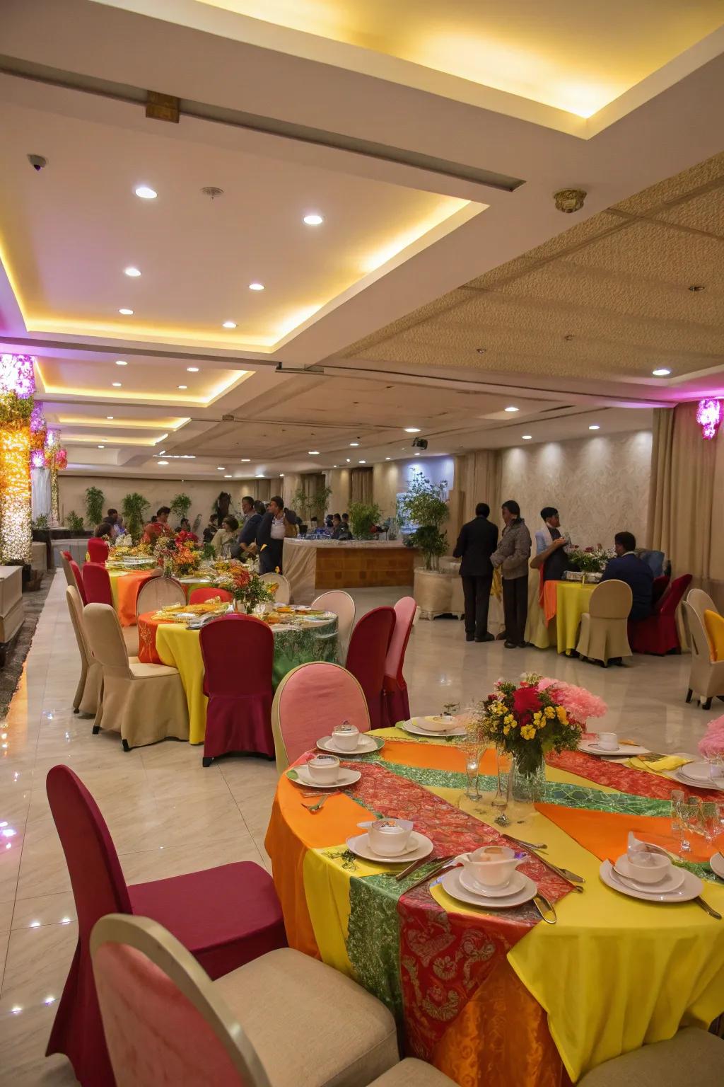 A spacious layout amplifies functionality in compact party venues.