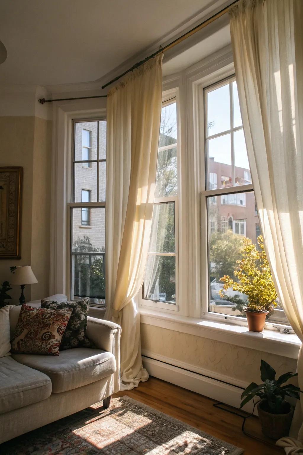 Natural light improves the coziness and openness of any living space.