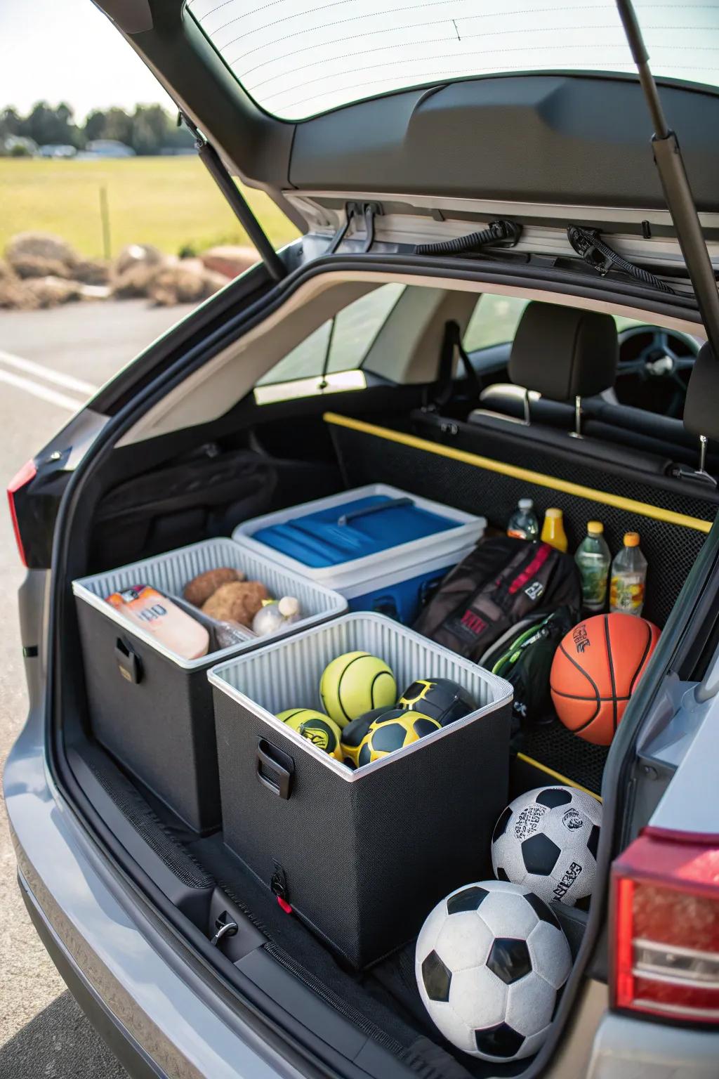 Boxes for a variety of trunk needs that may be used for a variety of purposes.