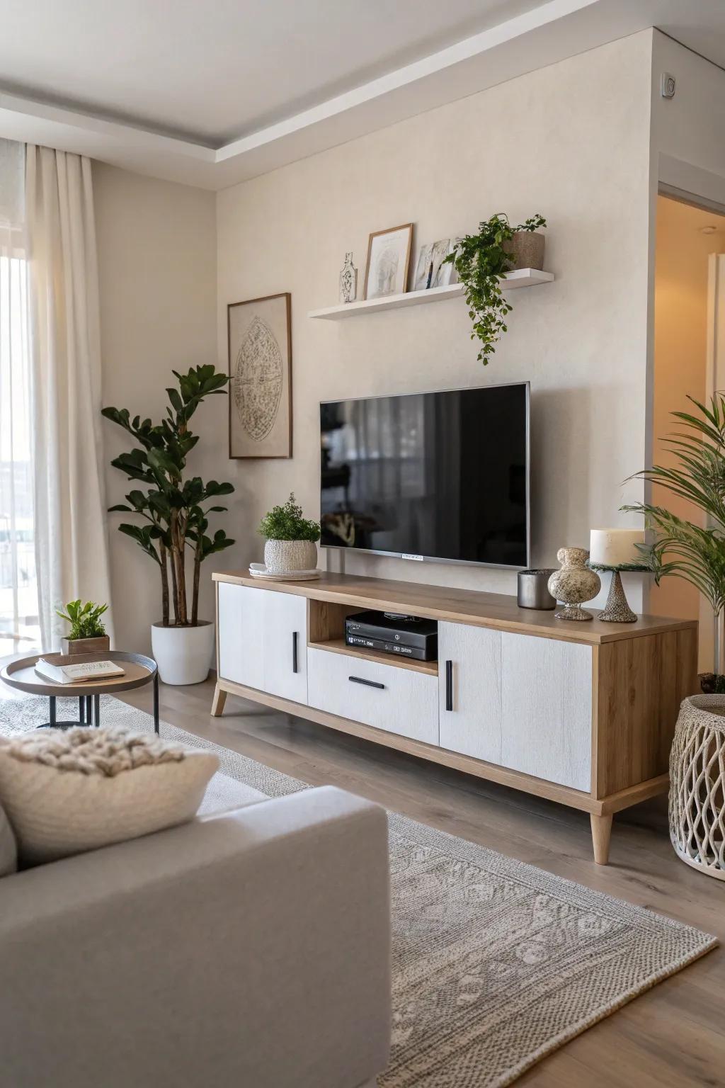 Neutral Colors are a perfect addition to you living room.