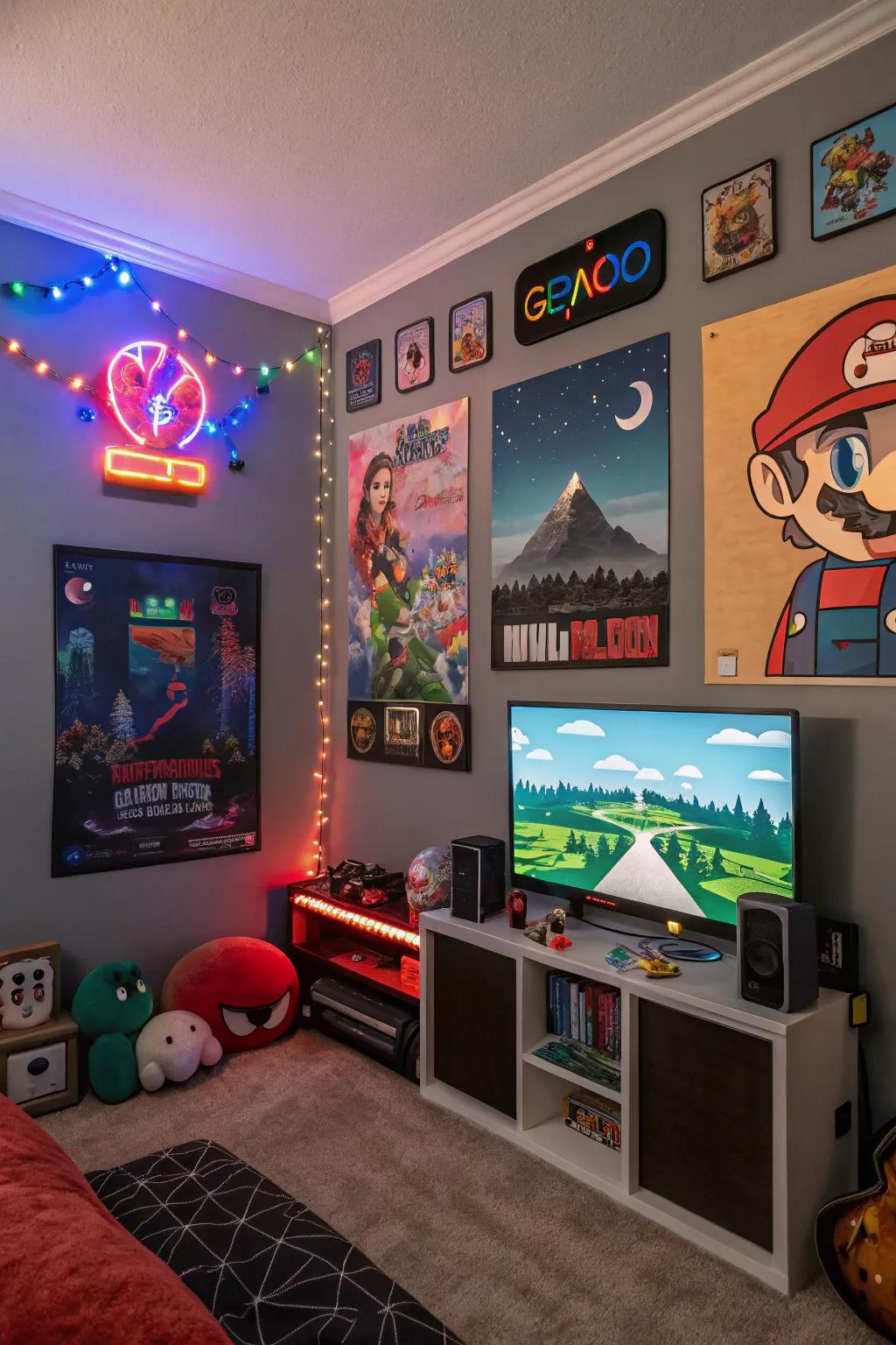 Tailor your VR area with decorations that tell a story.