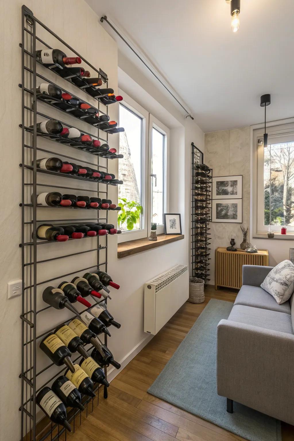 Space-saving fixtures maximize small spaces.