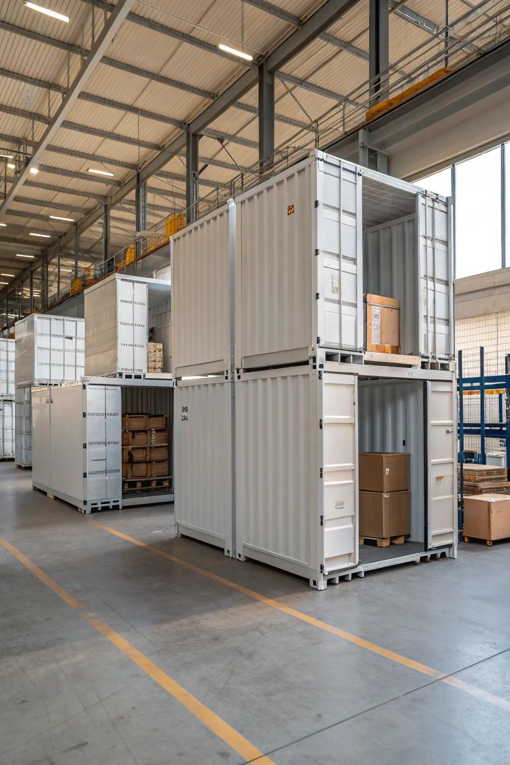 Segmented units provide adaptability to evolving storage requirements.