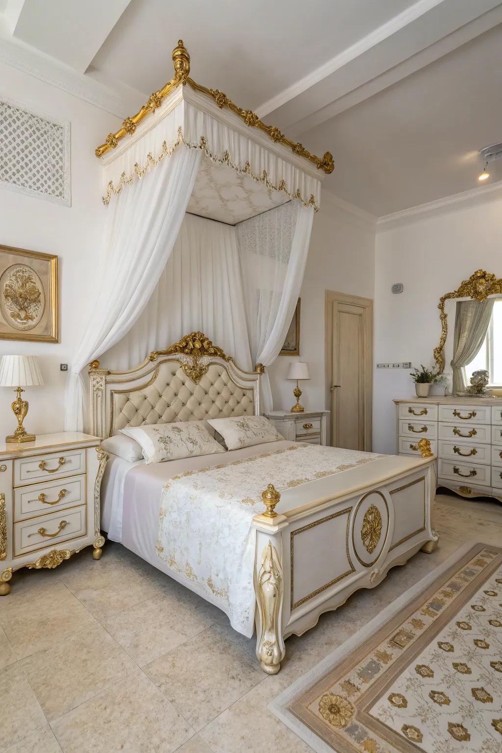 Detailed accents bring character and refinement.