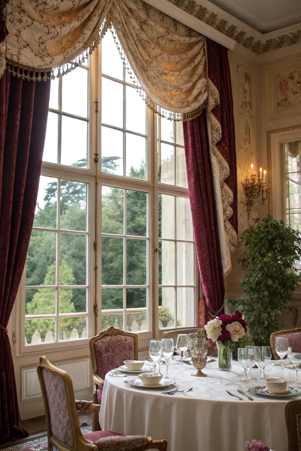 Mix materials for a special touch.