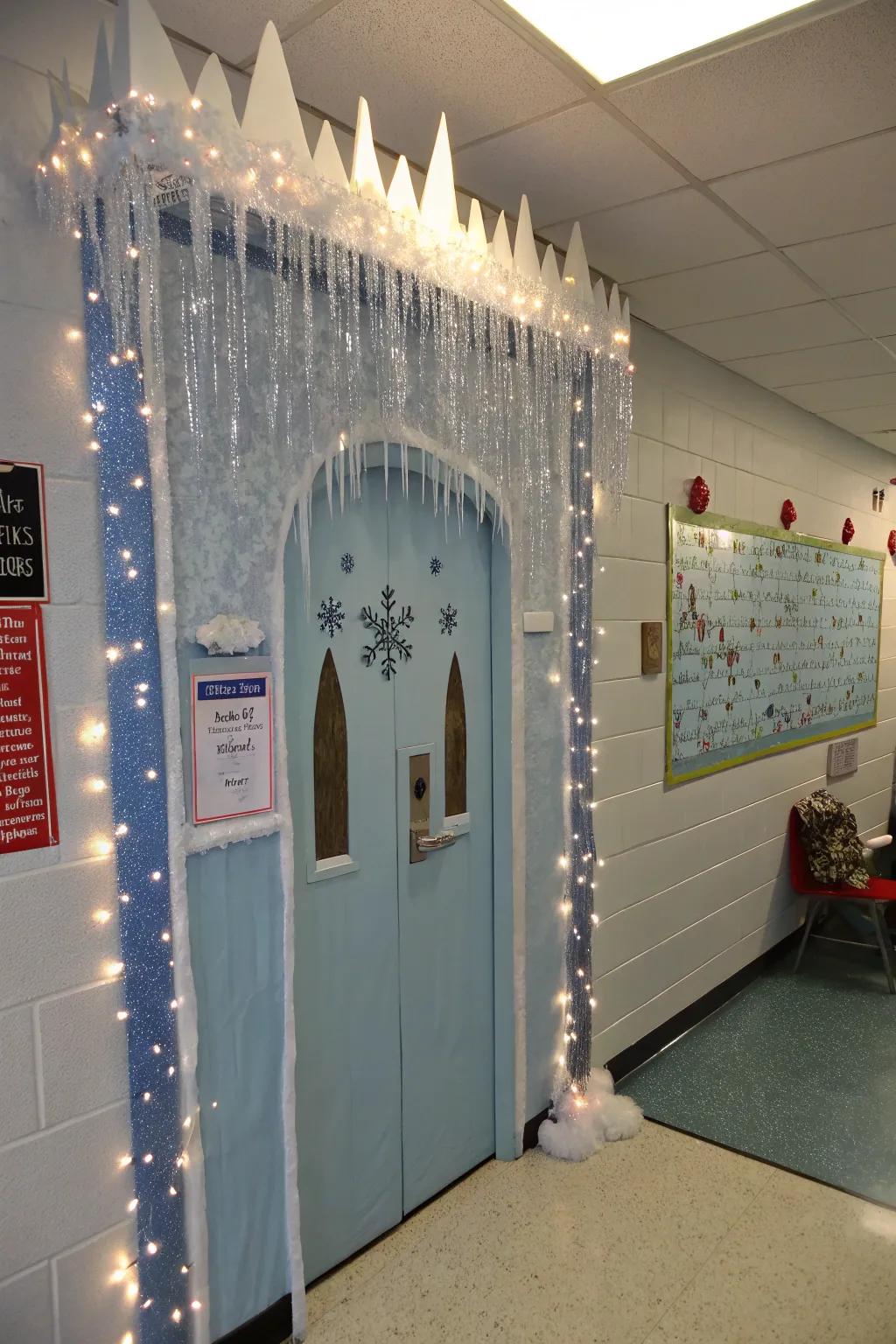 A captivating ice palace to kindle young minds.