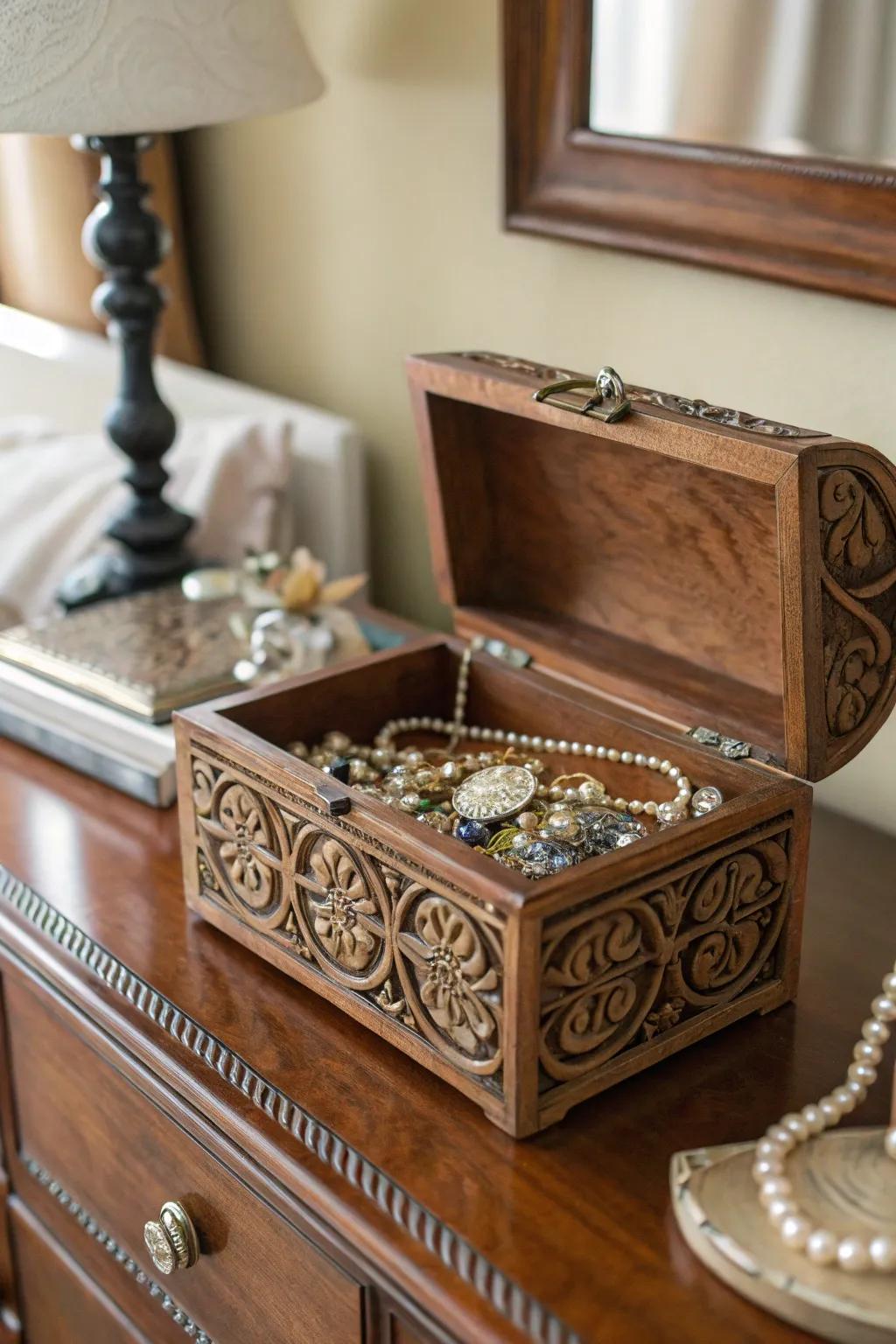 Bespoke timber cases present fashionable storing choices.