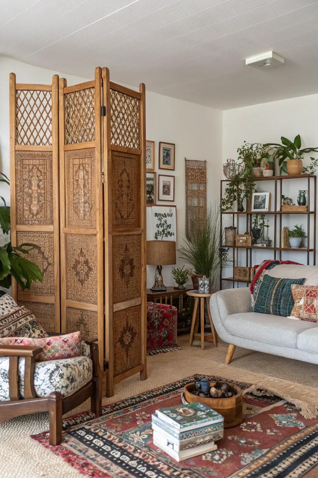 Standalone dividers offer versatility and adaptability in ever-changing living spaces.