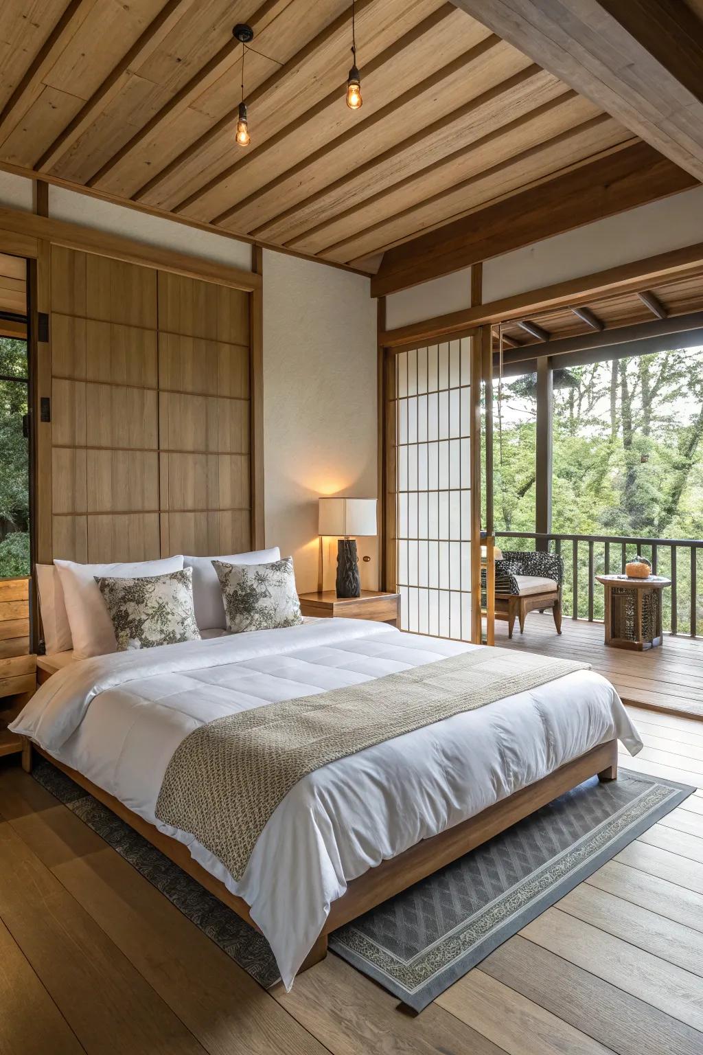 Luxurious bedding encourages deep relaxation and tranquil sleep.