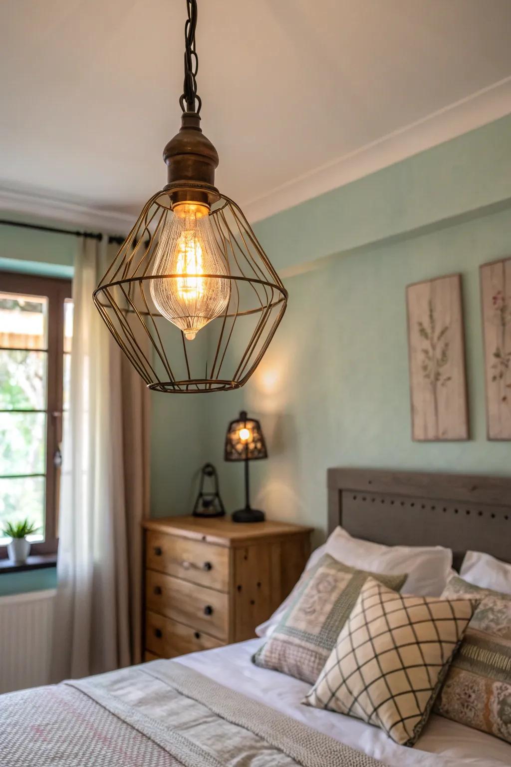 Creative lighting adds charm and ambiance.