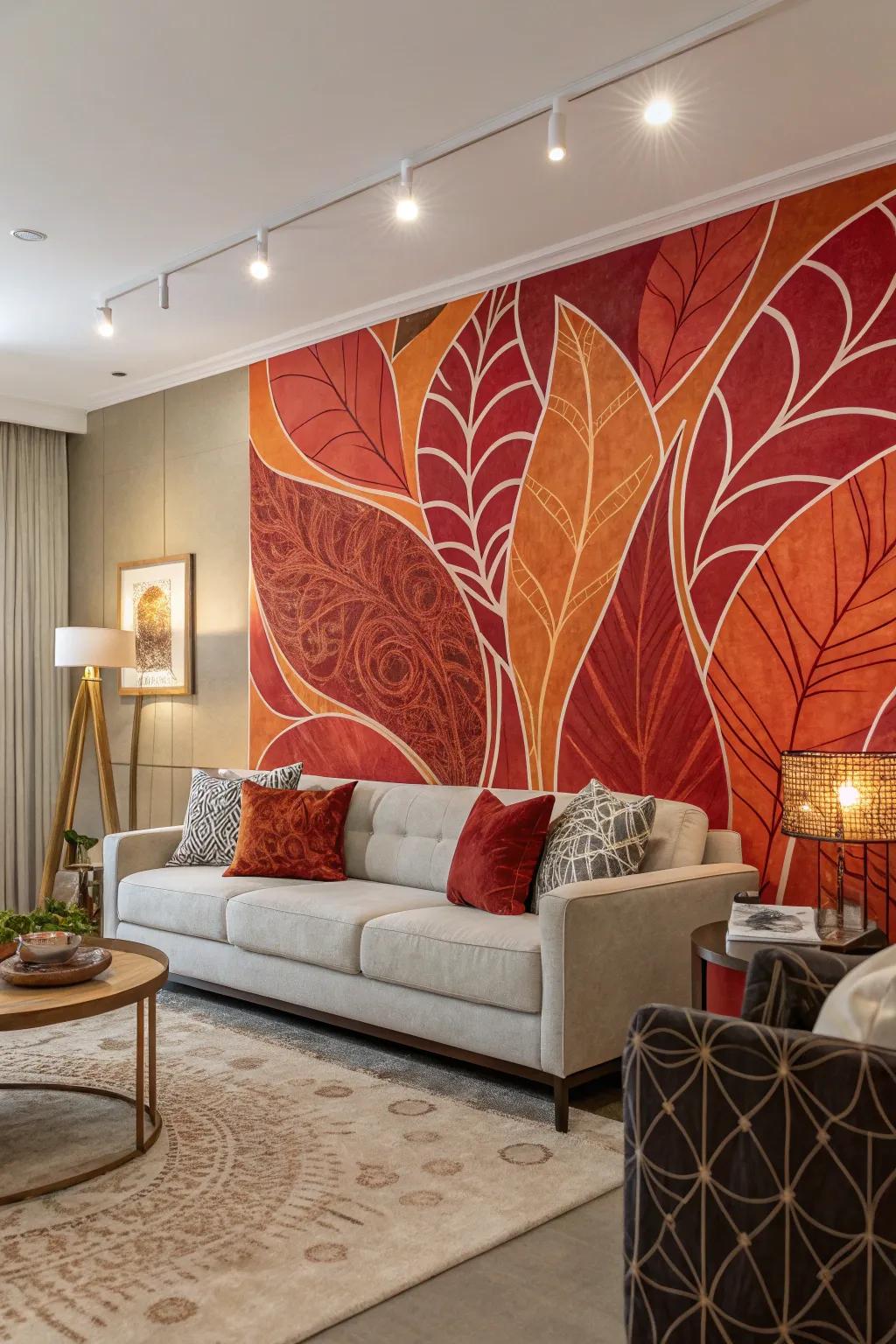 Vibrant colors fashion an animated and dynamic ambiance.