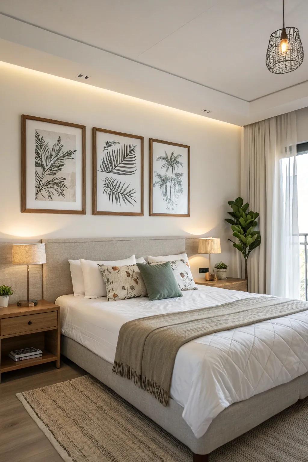 Attain serenity with minimalist art designs.
