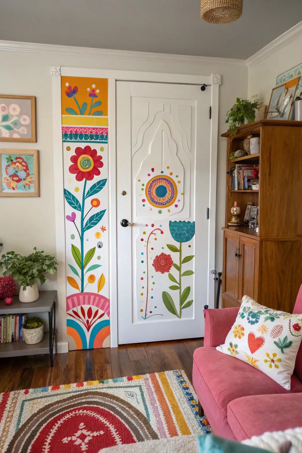 A whimsical door that ignites imagination and joy.