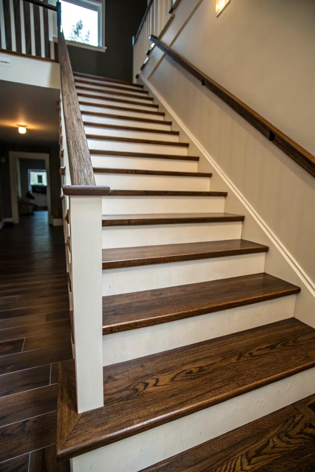 Comparison contributes magnitude and individuality to your basement steps.