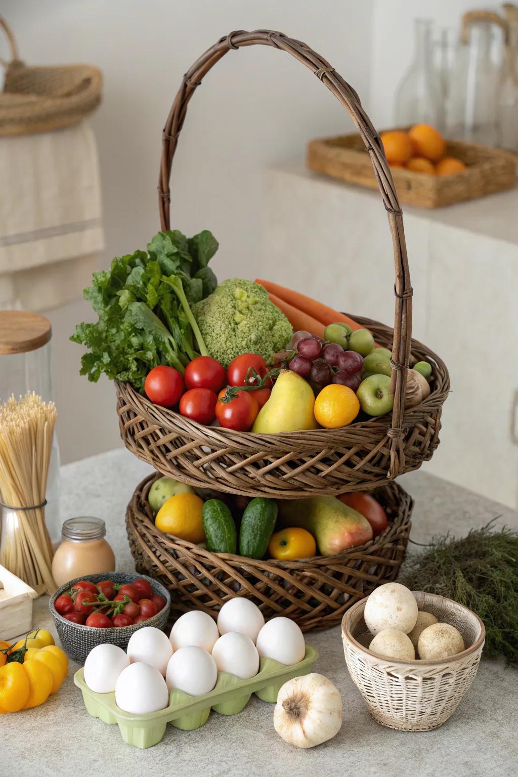 Perfect your basket arrangement with essential tips.