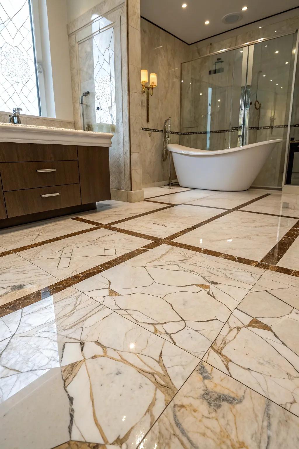 Marble pieces exemplify enduring opulence and class.