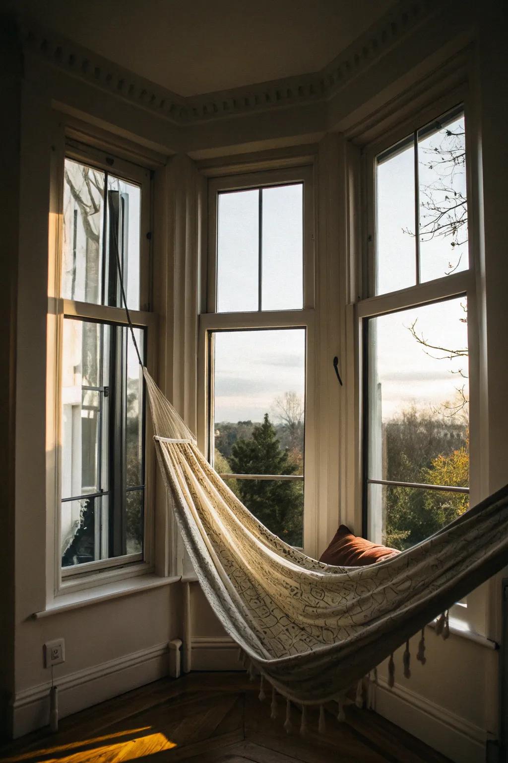 Hang a hammock for a fun and chill vibe.