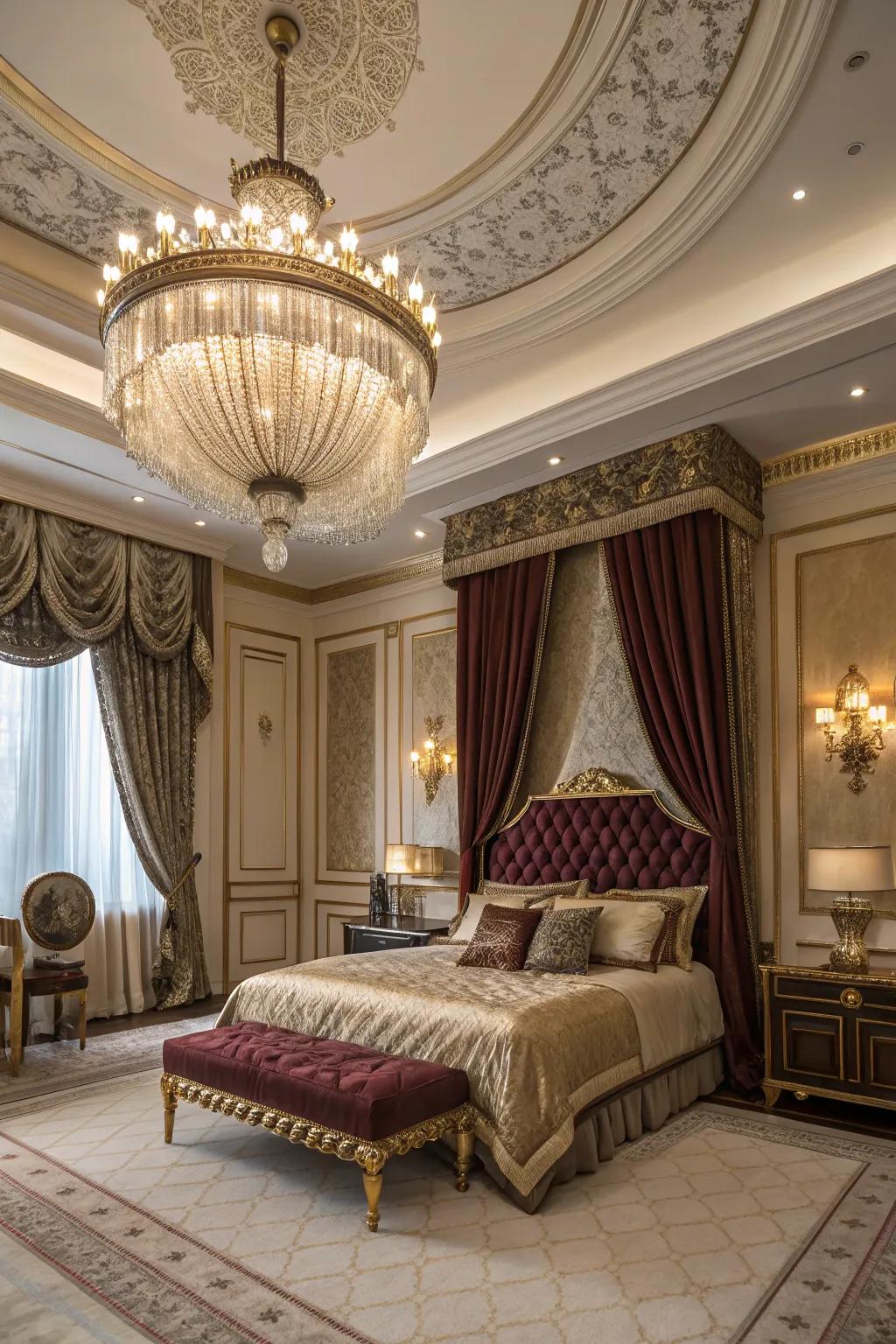 Add opulence with a Roaring Twenties fixture.