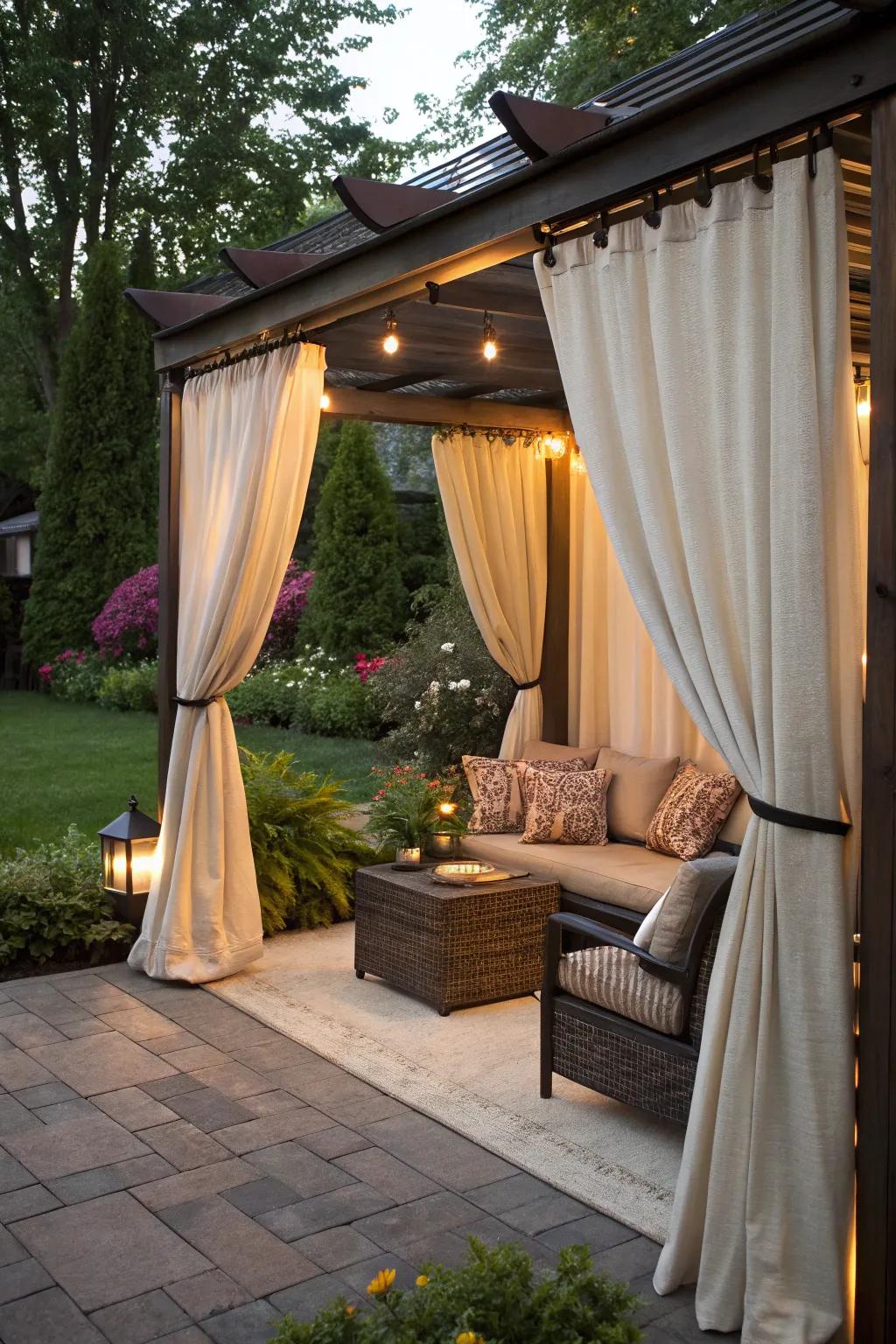 Thermal drapes trap heat and inject a touch of elegance.