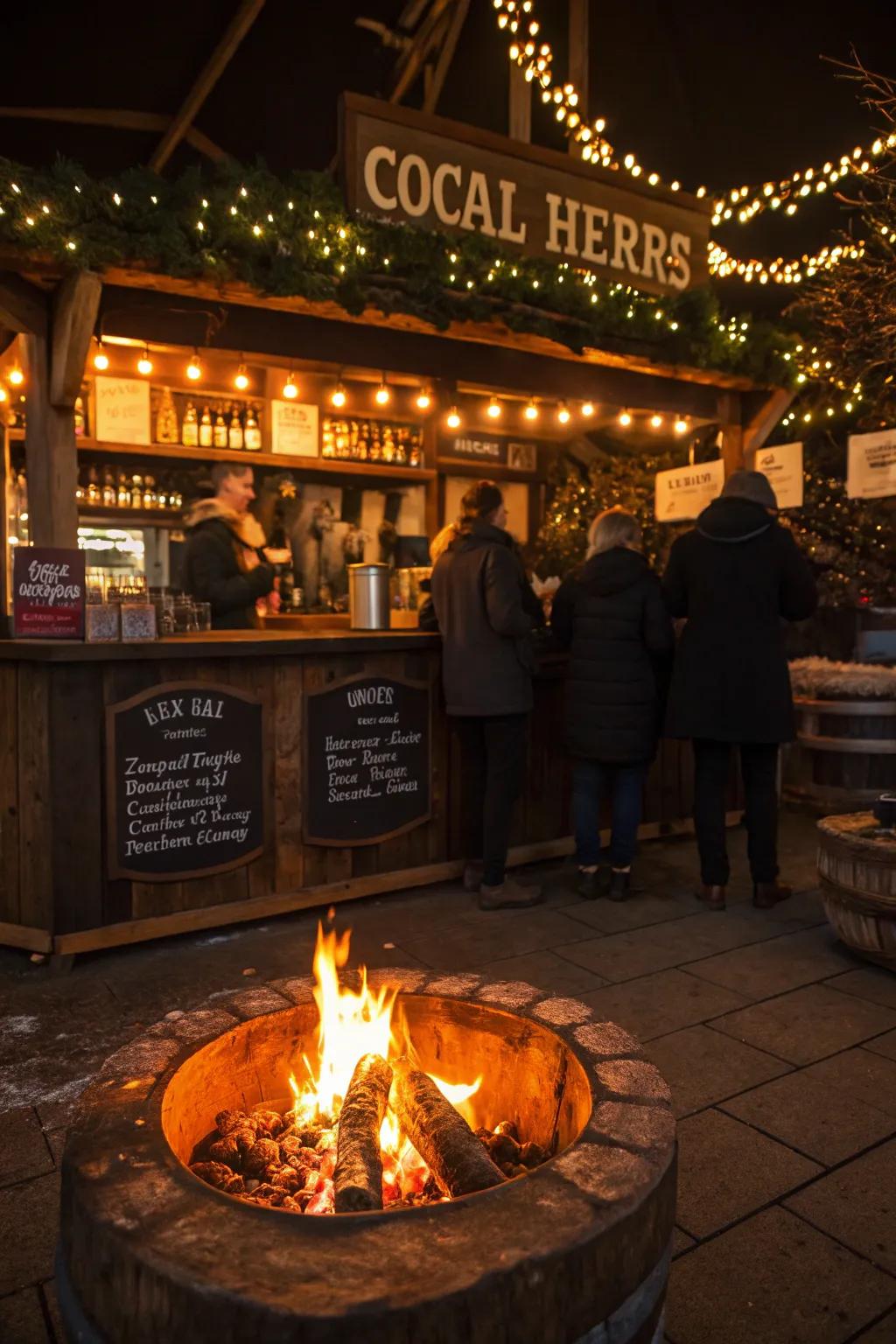 A warm beverage station to heat up your attendees.